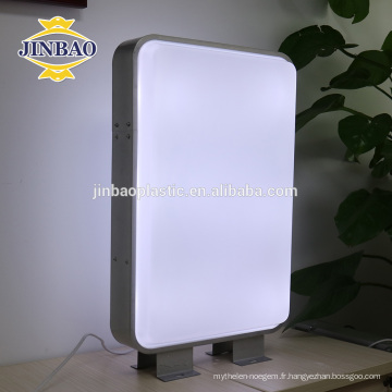 JINBAO Vente chaude Haute Qualité Personnalisé En Plastique Uptake Acrylique Boîte à Lumière